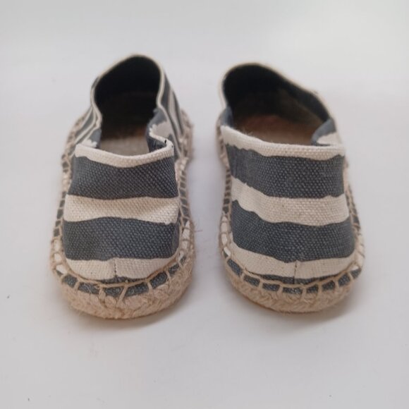 Lucky Brand Flats Tashii Canvas Espadrilles Black Stripes Womens 7 - Picture 5 of 15